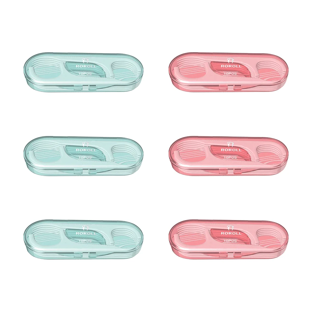 

Floss Picks Flosserteeth Flossers Travel Case Cleaning Pick Braces Dual Disposable Clean Portablestickstooth Fine Gum Tool Line