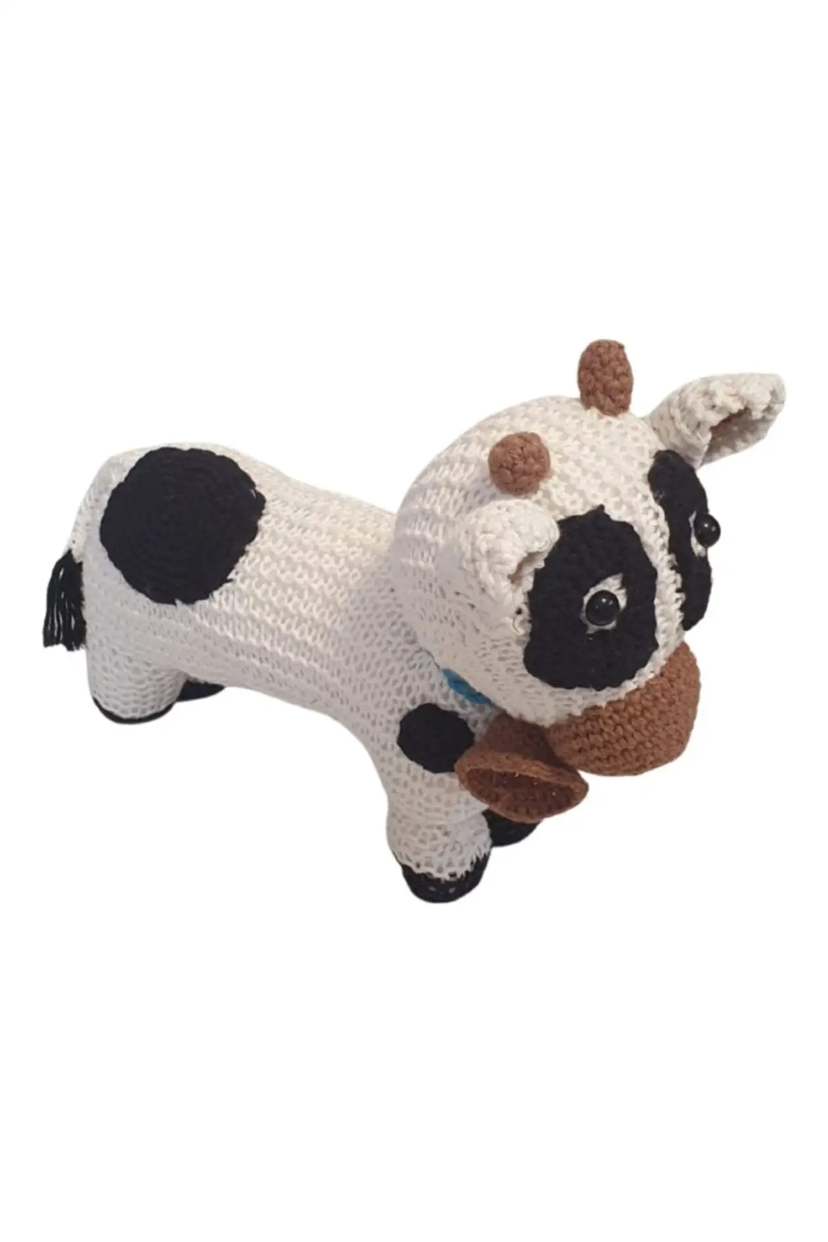 

Organic Handmade Knitted Toy Cow