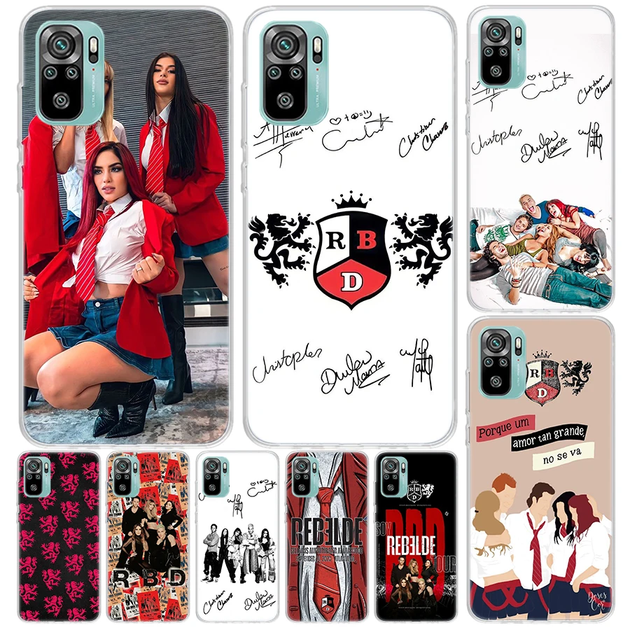 Чехол F-Fashion RBD R-Rebel для Xiaomi Redmi Note 12S 12 11 11S 10S 10 Pro Plus чехол телефона 11E 11T 9 9S 9T 8T 8 7 с