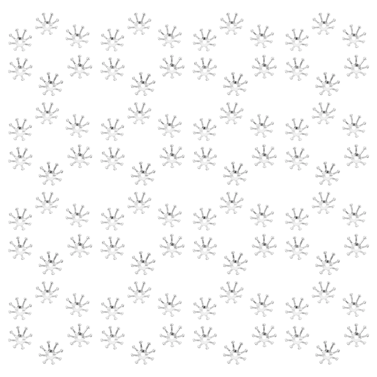 

50 Pcs Metal Hair Barrettes Stamen Hairpin Accessories DIY Accessory Floral Flower Pistil Copper Headdress Material Bride