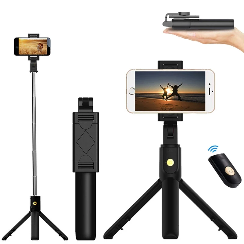 

Беспроводная Bluetooth селфи-палка K07, держатель для планшетов, выдвижной портативный многофункциональный штатив с беспроводным дистанционным ...