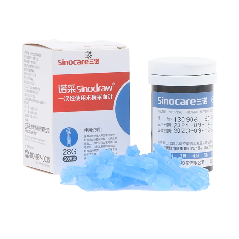 

25Pcs for Safe-Accu Blood Glucose Test Strips and Lancets for Diabetes Tester