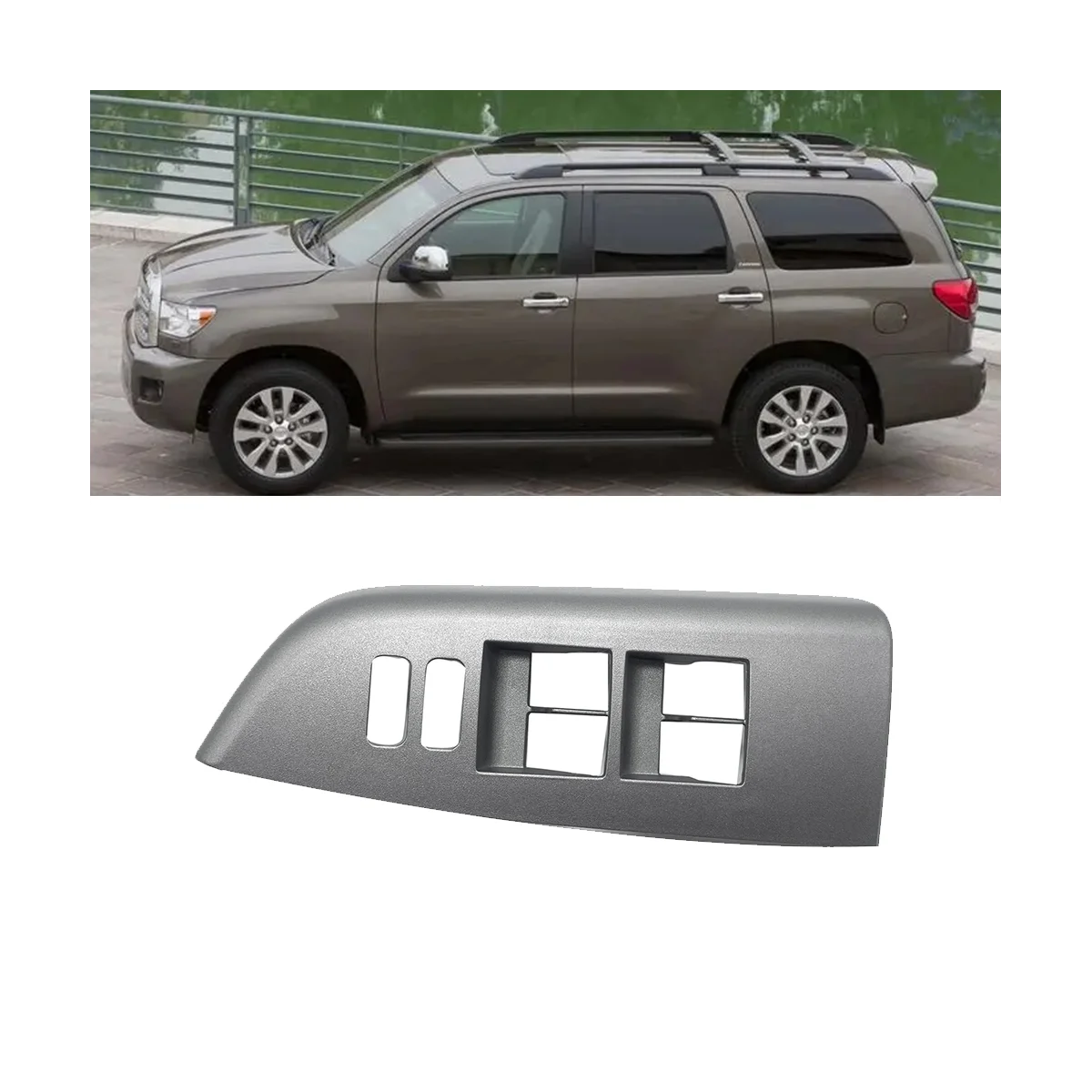 Панель переключателя двери и окна автомобиля 74232-0C100 для Toyota Sequoia 2010-2018 Tundra 2010-2013