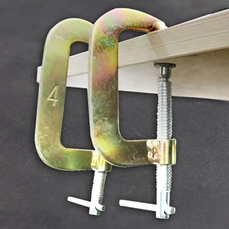 

Adjust Heavy Duty G Clamp Truss Squeeze Speed D Clamps for Woodworking Multi Degree Corner Holder Metal Clamping Fixing Tool