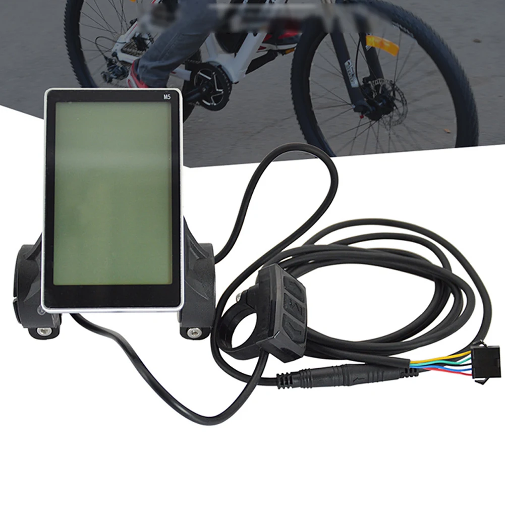 

Electric Bike M5 LCD Display Screen Electric Bicycle Scooter Speedmeter With Control Big Screen Vertical Screen Speed Controller