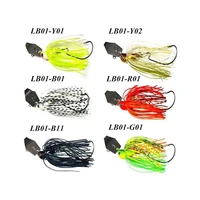 lutac silicone buzzbait carp fishing wobbler 10g 14g chatter bait lurre spinner fishing tackle