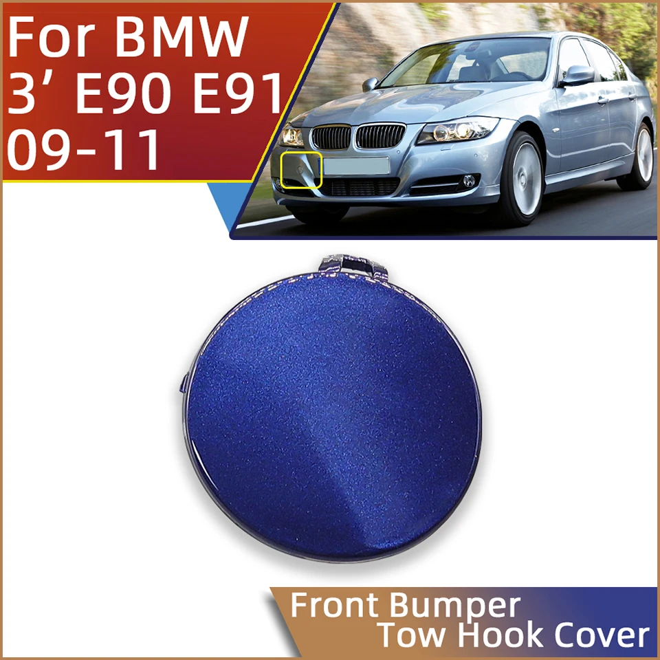 

Auto Part Front Bumper Towing Hook Eye Cover Lid For BMW 3 E90 E91 LCI 320 323 325 328 2009 2010 2021 2012 Hauling Trailer Cap