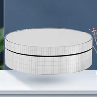 convenient 12cm easy operation 12cm mirror electric turntable for props rotating turntable rotating display stand