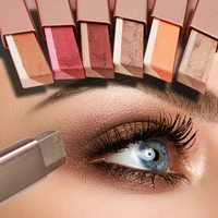 2 in 1 eyeshadow stick double color lazy gradient velvet eye shadow pencil waterproof shimmer korea cosmetics beauty makeup tool