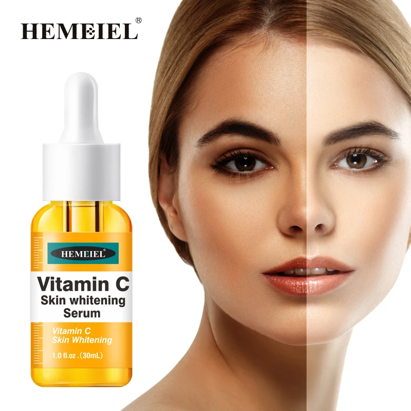 

Hemeiel Vitamin C Face Care Serum for Whitening Brighten Korean Skincare Facial Care Essence Balance Skin Color Vitamin C Serum