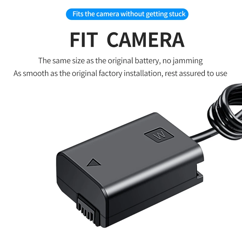 HQIX для Sony A6400 RX10 A7M NEX-3N 5N 5T NEX- 7 NEX-6 5R 5C F3 E10 QX1 камера AC-PW20 Виртуальная батарея USB