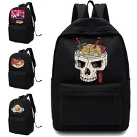 canvas high school bag casual japan pattern printed men backpack lightweight shoulders laptop backpack unisex backpack sport bag