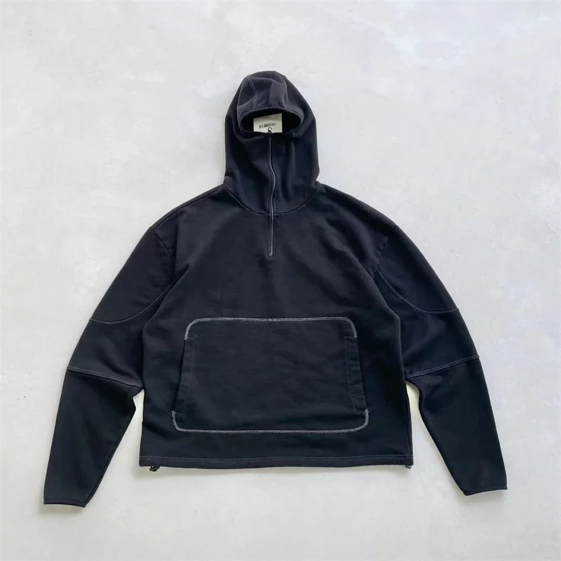 

New Black Grailz Functional Zip Canyon Hooded Sweatshirt High Quality 1:1 Trendy Fashion Mens Womens Hoodie Jacket