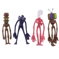 8pcsset siren head action figure toy sirenhead figure horror model doll sculpture shy guy urban legend foundation toys