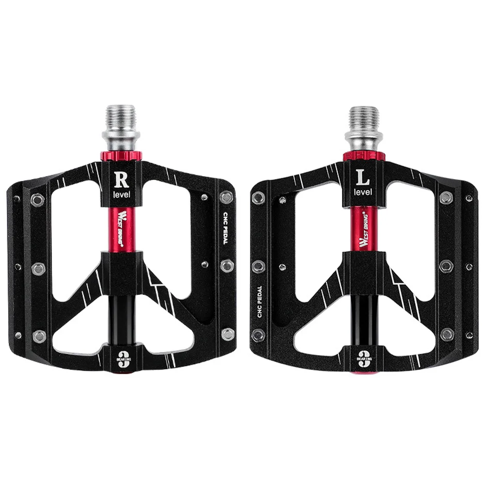 

1 Pair Aluminum Alloy Anti-slip Cycling Bike Treadle Bike Bearing Treadle for Cycling Bike