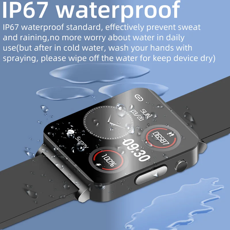 

Смарт-часы с функцией измерения ЭКГ и уровня сахара в крови, 1,72 дюйма