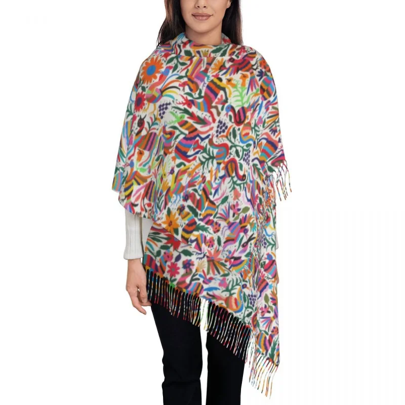 Шарф мексиканский Otomi с принтом на заказ