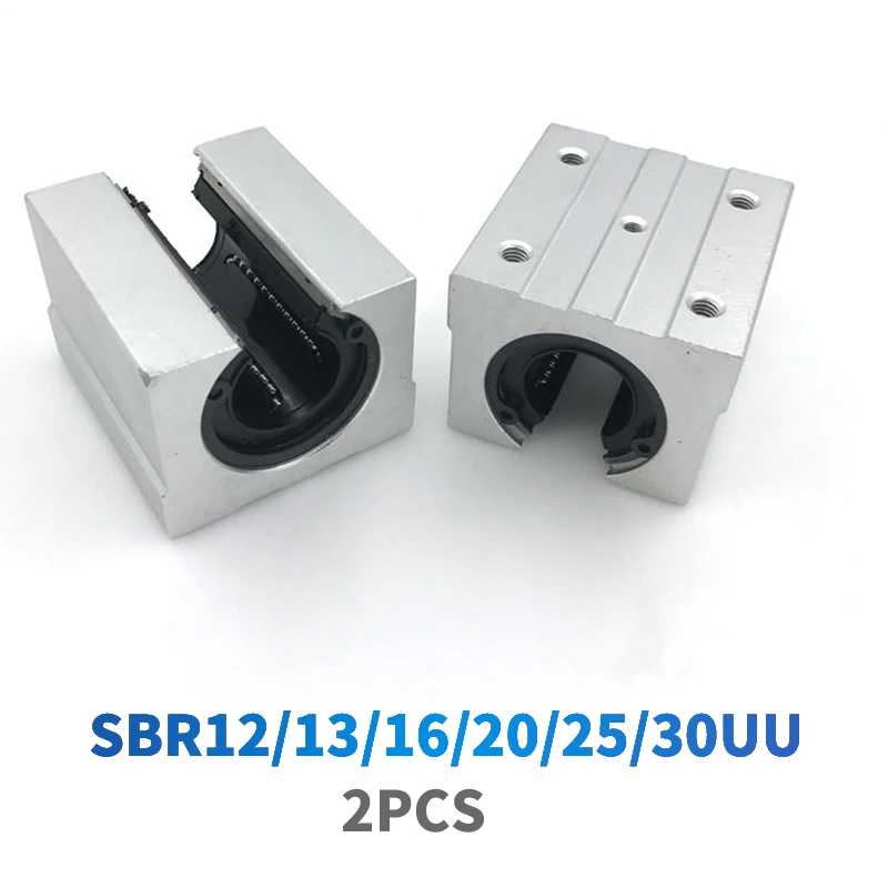 Фото SBR10UU/SBR12UU/SBR13UU/SBR16UU/SBR20UU Блок скольжения подшипника SBR Линейная направляющая SBR10/SBR12/SBR13/SBR16/SBR20 №1