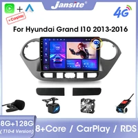 jansite 2din android 11 car stereo radio multimedia video player for hyundai grand i10 2013 2016 carplay rds auto dvd ips screen