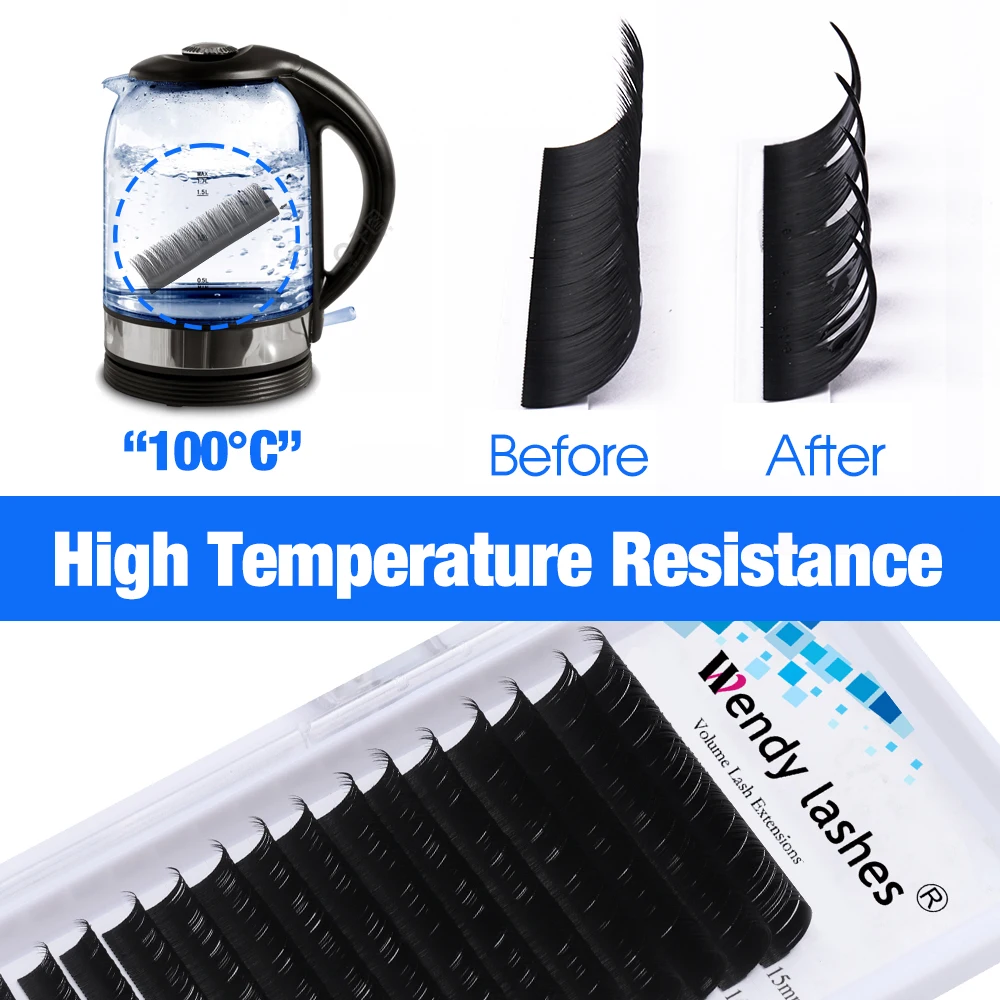 Накладные ресницы для наращивания 16 рядов