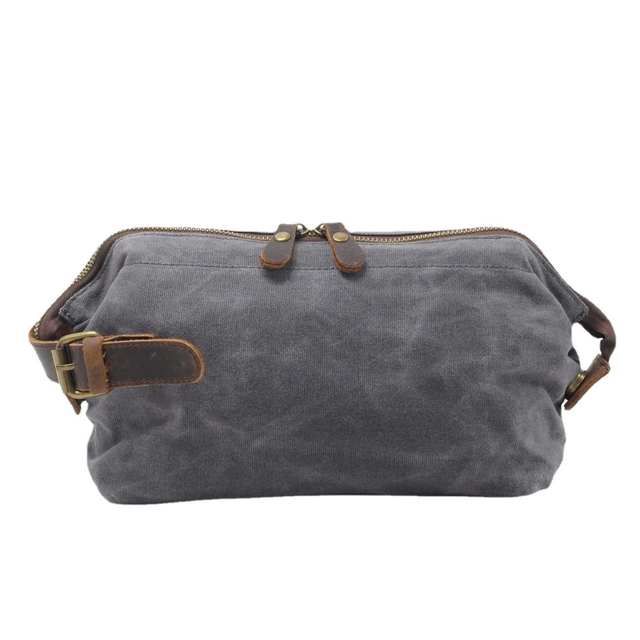 

Men Toiletry Layer Leather Wrist Handbag Men Bag Bag Top Purse Men's Bag Oil Waxed Canvas Vintage Bag Cowhide For Clutch Clutch