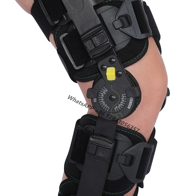 

Orthopedic Adjustable Leg Support Hinged ROM Knee Brace
