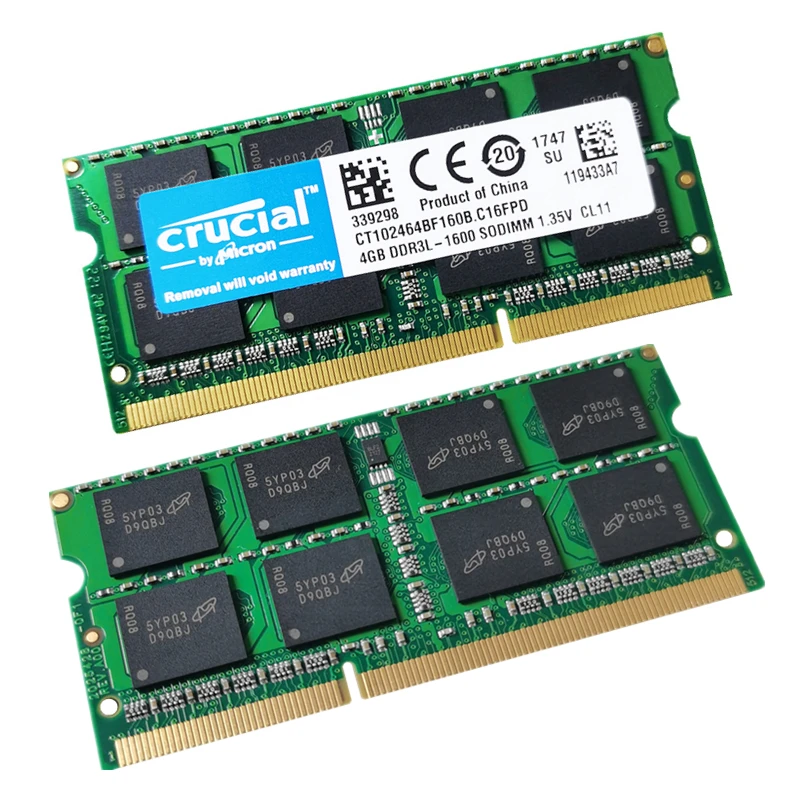 

Crucial DDR3 4GB 8GB 16GB 1333 PC3 1066 12800 1600 2133 2400 2666 MHZ Memory Latpop Memoria ram ddr4 4GB 8GB SODIMM DDR3L RAM