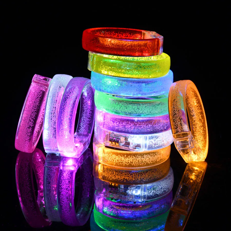 10/20/50 шт. светодиодные светящиеся браслеты в темноте товары для вечеринок