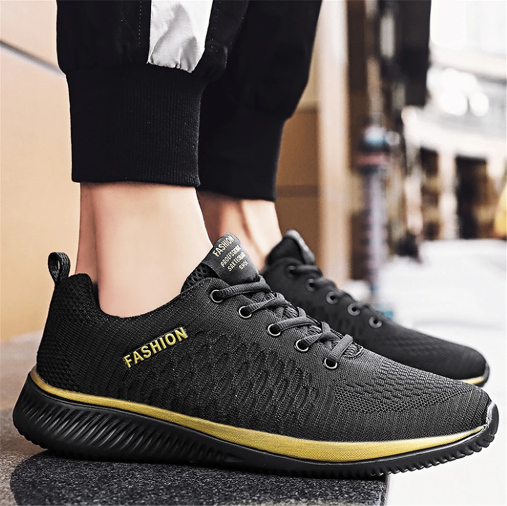 Comfortable Breathable Casual Men Women Knit Sneakers Breathable Athletic Running Walking Gym Shoes