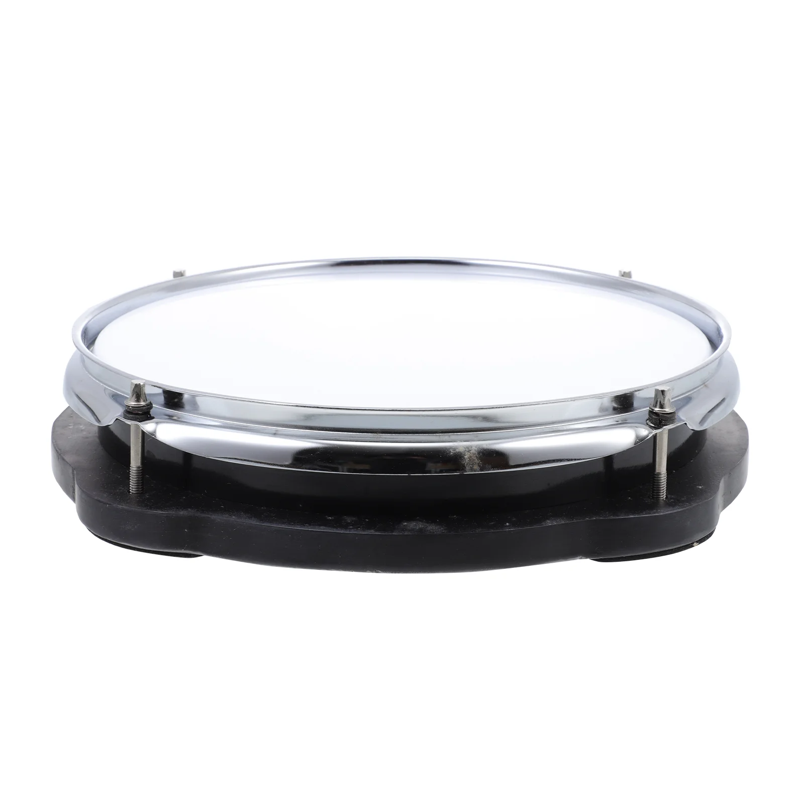 

1 Pc Interesting 10-inch Percussion Simulation Dumb Drum Trainer for Practice (White)