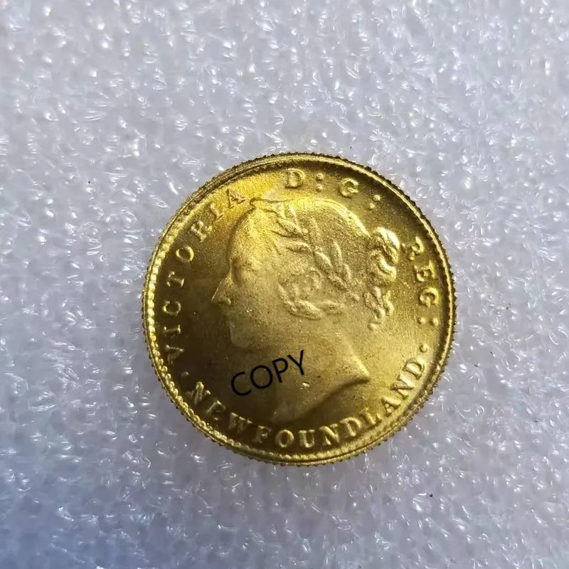 

Canada 1888 2 DOLLARS Gold Plated Commemorative Collector Coin Gift Lucky Challenge Coin COPY COIN