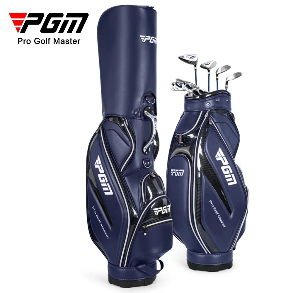 Bag Stand For Men Pu Waterproof Golf Staff Sport Pouch Holds 13 Clubs Leather Supplies Qb108 New