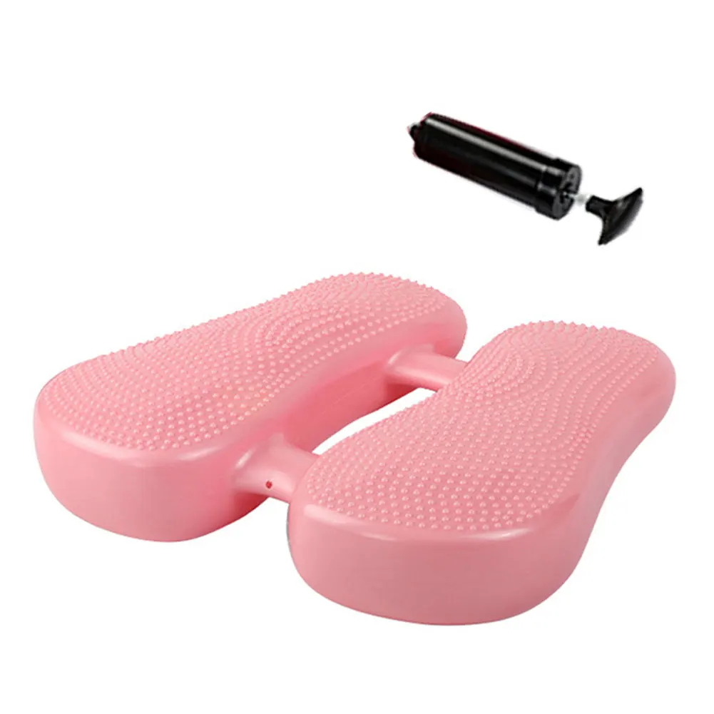 

With Air Pump Body Building Training Exercise Accessories Workout Balance Fitness Home Gym Massage Inflatable Yoga Pedal Mat