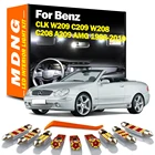 Комплект светодисветильник интерьера MDNG для Mercedes Benz CLK W209 C209 W208 C208 A209 AMG 1998-2009 2010, CAN-шина, без ошибок, автомобильные аксессуары