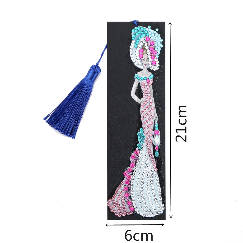 Алмазная живопись закладка 5D сделай сам специальная форма Женская алмазная для