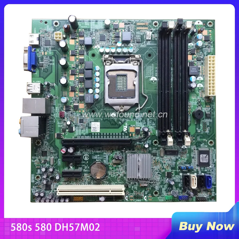 PC Desktop Motherboard For DELL 580s 580 DH57M02 C2KJT 33FF6 System Board Fully Tested