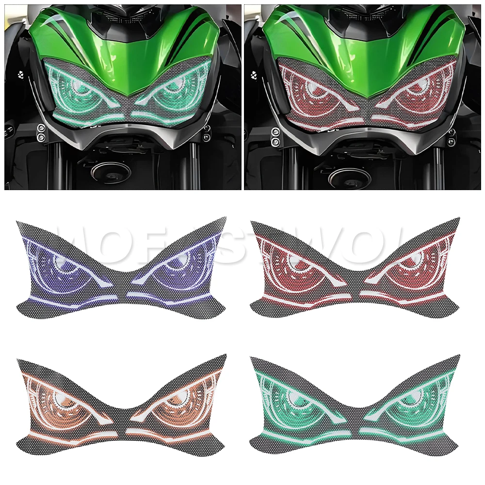 Наклейки на мотоцикл наклейка головный фонарь 3D передний обтекатель защита фар