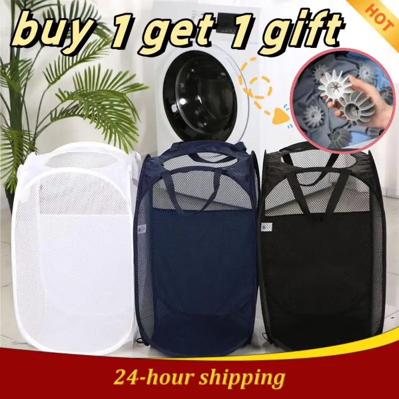 

Складная корзина для грязной одежды, корзина для белья с ручкой, корзина для хранения одежды, сетчатая Бытовая корзина для белья, органайзер для всякой всячины