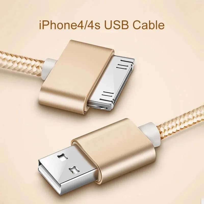USB-кабель для iPhone 4 s, быстрая зарядка, 30 контактов