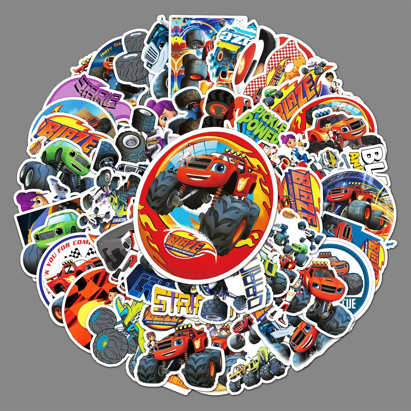 

50 шт./компл. аниме Blaze Monster машины Fire Cyclone Fighting Convoy водонепроницаемые граффити наклейки Мультяшные детские игрушки для мальчиков