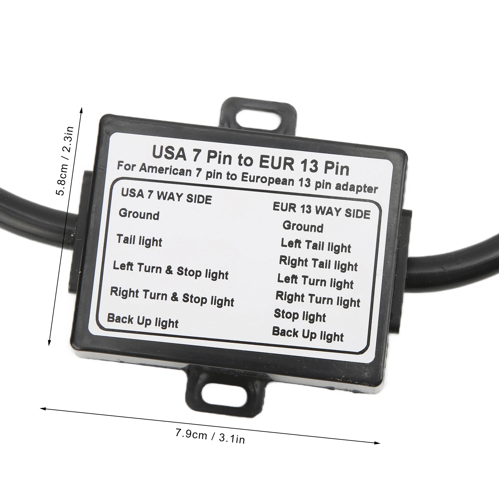 7-контактный Пластиковый Соединитель Прицепа Автомобильный Разъем