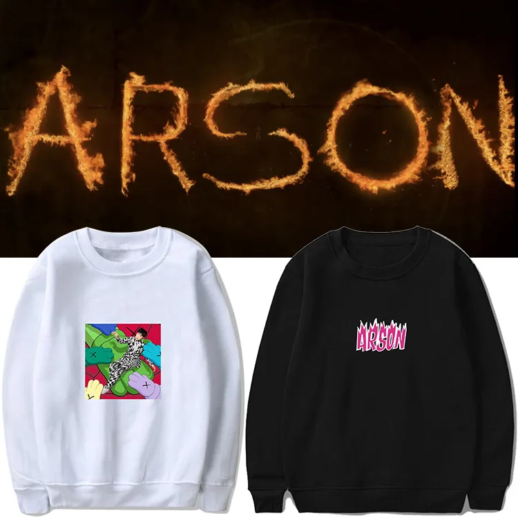 

Новинка корейский стиль K Pop Kpop J-Hope Arson K-поп свитшоты пуловеры женские толстовки с длинным рукавом