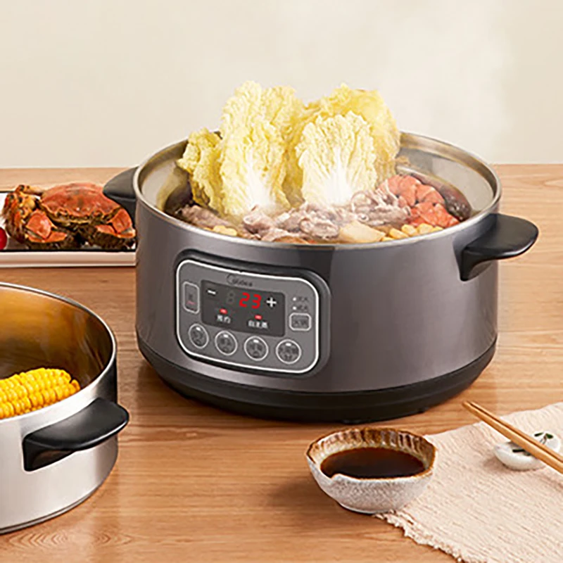 

Electric Food Steamer Cooker Rice Noodle Roll Steamery Fish Dumpling Milk Dim Sum Multi Cooker Egg Kitchen Hervidor Cooking Pot