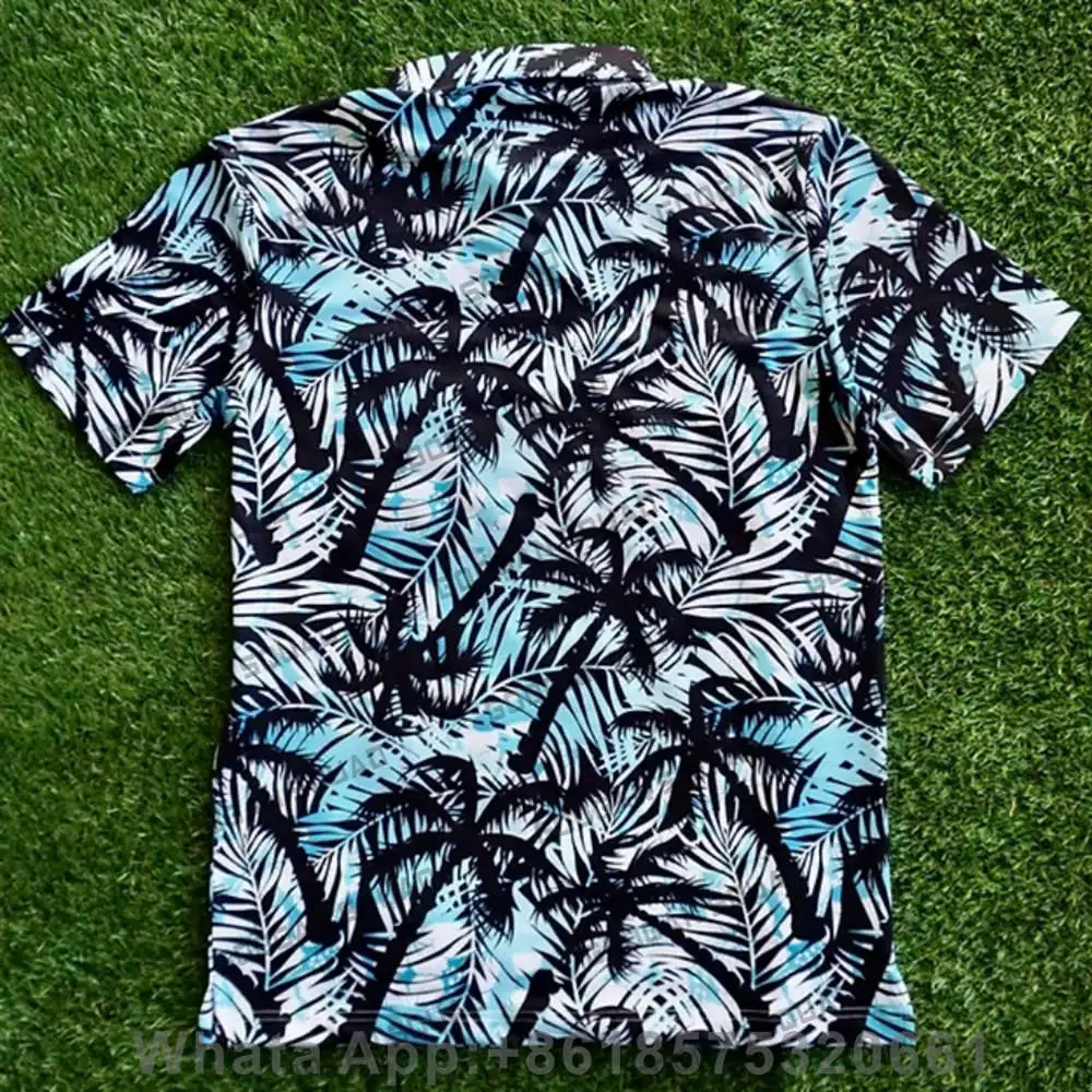 Men's Summer Golf Shirt Short Sleeves Quick Dry Breathable Casual Sports Shirt Wild Shirt Popsicle Tops F1 Racing Clothing