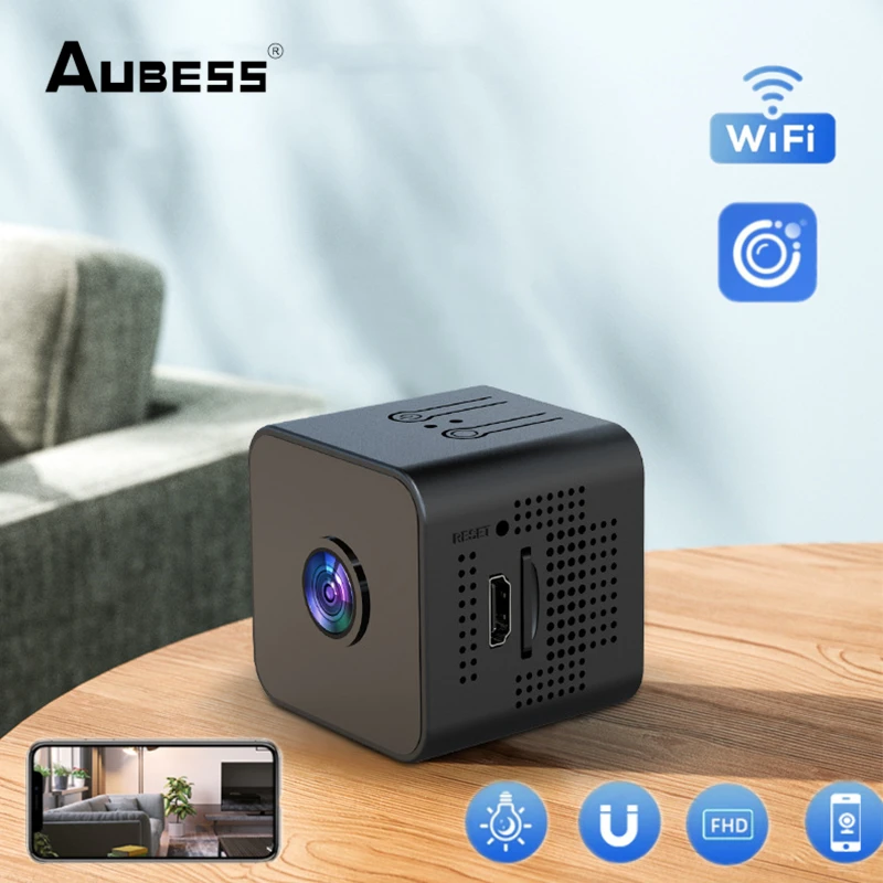 

Мини-камера видеонаблюдения с инфракрасным ночным видением, Wi-Fi