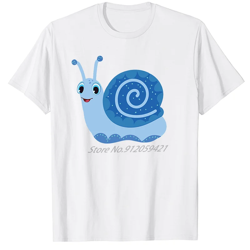 

Cute Snail print graphic t shirts Tees Tops Oversized T Shirt short sleeve t-shirts Harajuku Summer Streetwear t shirt for men