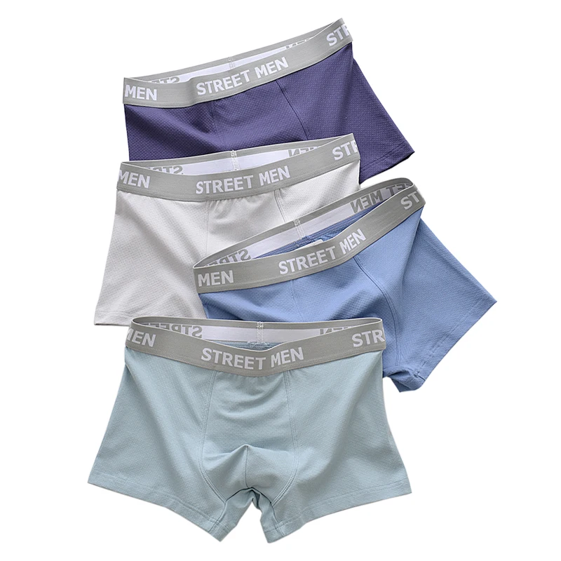Men's Underwear Seamless Breathable Loose Mens Boxer Briefs For Autumn Underpants Graphene