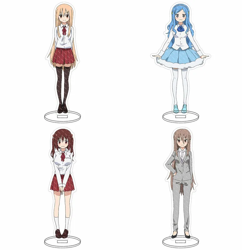 1 шт. новый аниме Himouto! Umaru-chan акриловая модель на подставке мультипликационный персонаж дома Умару Nanan Ebina Plate Holder Настольный Декор экшн-Фигурки игрушки подарки