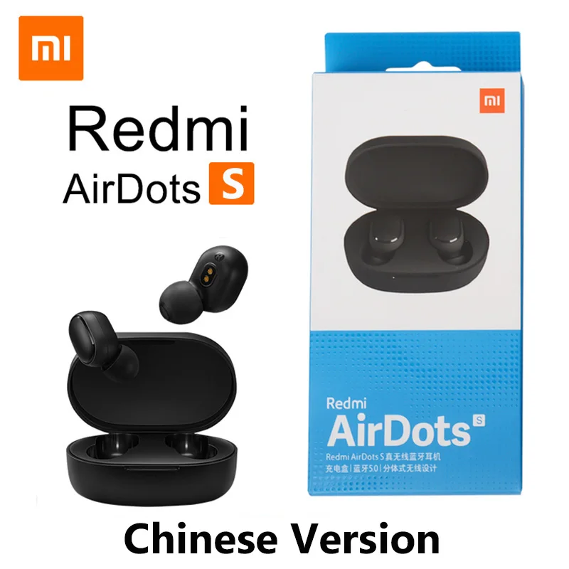 

Xiaomi – écouteurs sans fil Redmi Airdots S, oreillettes authentiques, casque avec micro Tws, réduction du bruit, 1/3/6 pièces