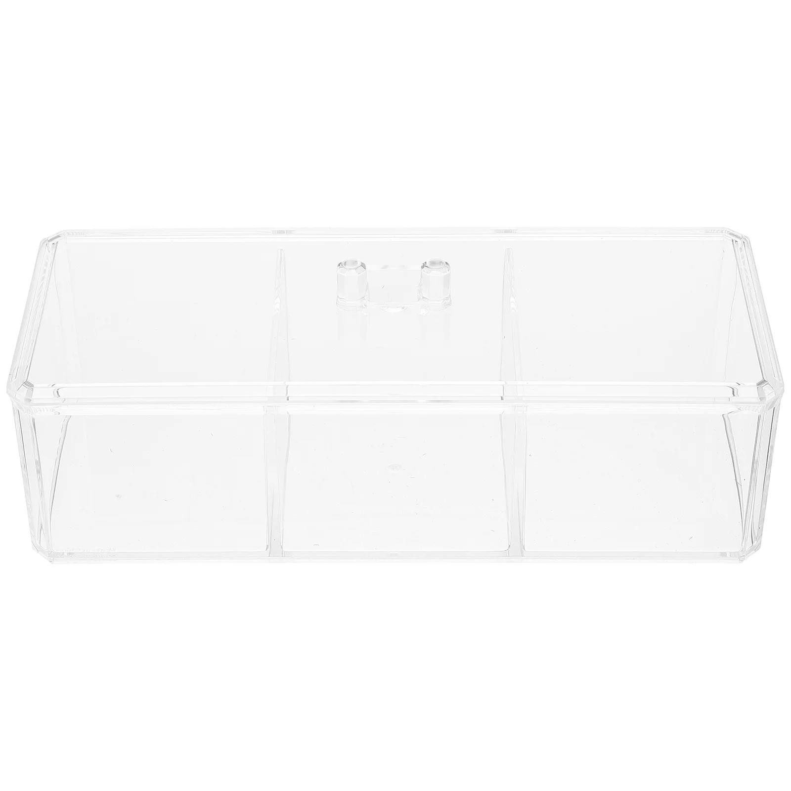 

Multi-grid Lipstick Case Makeup Storage Box Transparent Jewelry Box for Home
